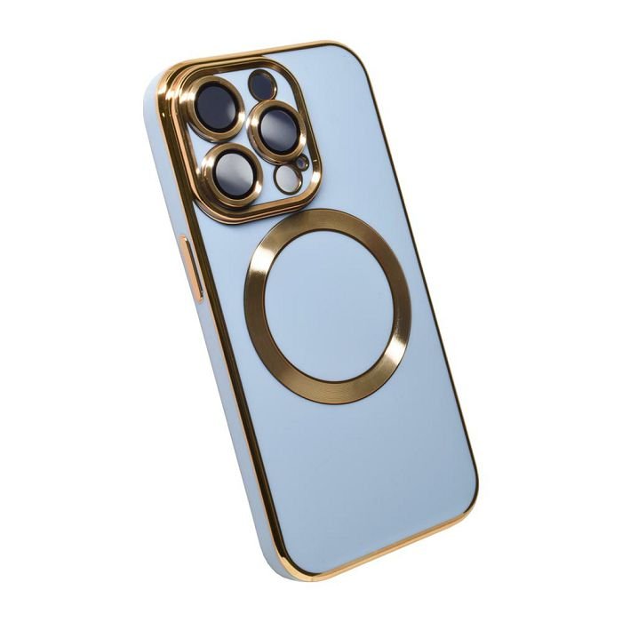 Maskica +CLASS MagSafe colour za iPhone 15 Pro Max plava