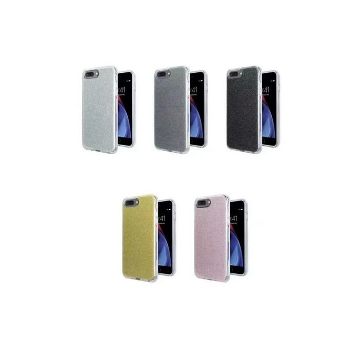Maskica +CLASS TPU glitter za Samsung A30S, A50, A505F srebrna