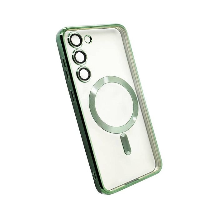Maskica +CLASS MagSafe electro za Samsung S23, S911B zelena