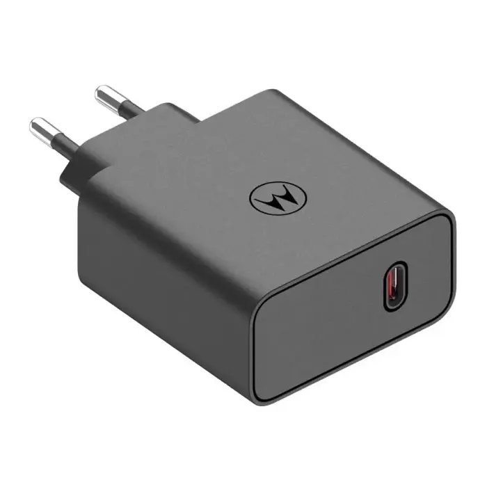Kućni punjač original za Motorolu 50W turbo power tip C + USB MC509 crni bulk