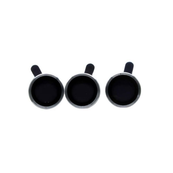 Zaštita stakla kamere za iPhone 14 Pro 14 Pro Max set 3kom + okvir metalik crni