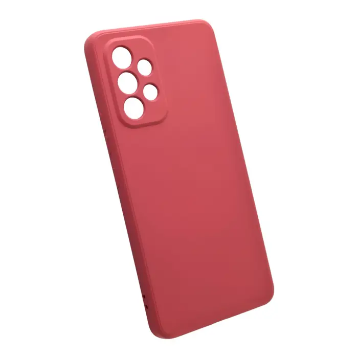 Maskica +CLASS silicone Edge za Samsung A53 5G, A536 bordo