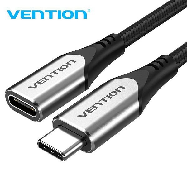 KABEL PRODUŽNI TIP C Ž NA TIP C M PD VENTION 1m SIVI